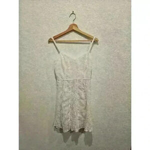Forever 21 white mini sundress sz Medium